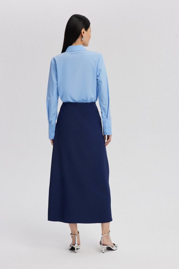 A LINE CREPE SKIRT - Image 5