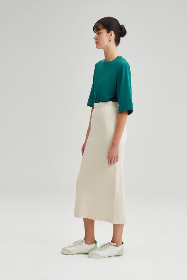 ELASTIC WAISTED JERSEY SKIRT - Image 2