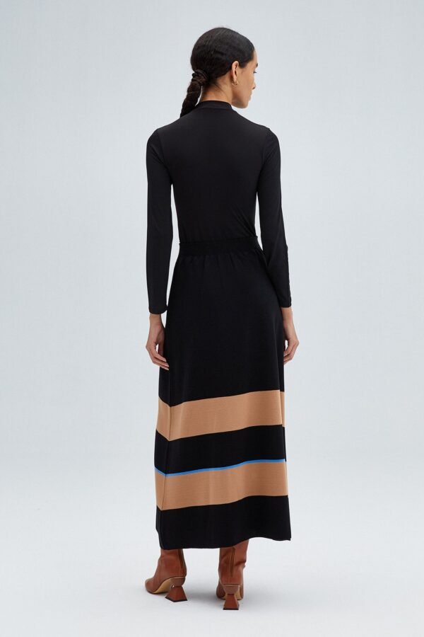 STRIPED KNITWEAR SKIRT WITH ELASTIC WAIST - Image 5