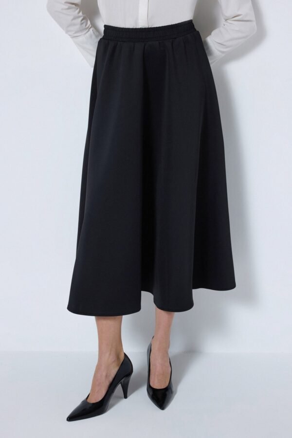 ELASTIC WAIST SCUBA SKIRT - Image 2