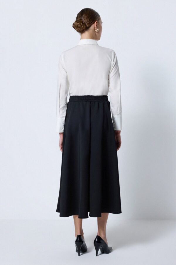 ELASTIC WAIST SCUBA SKIRT - Image 3