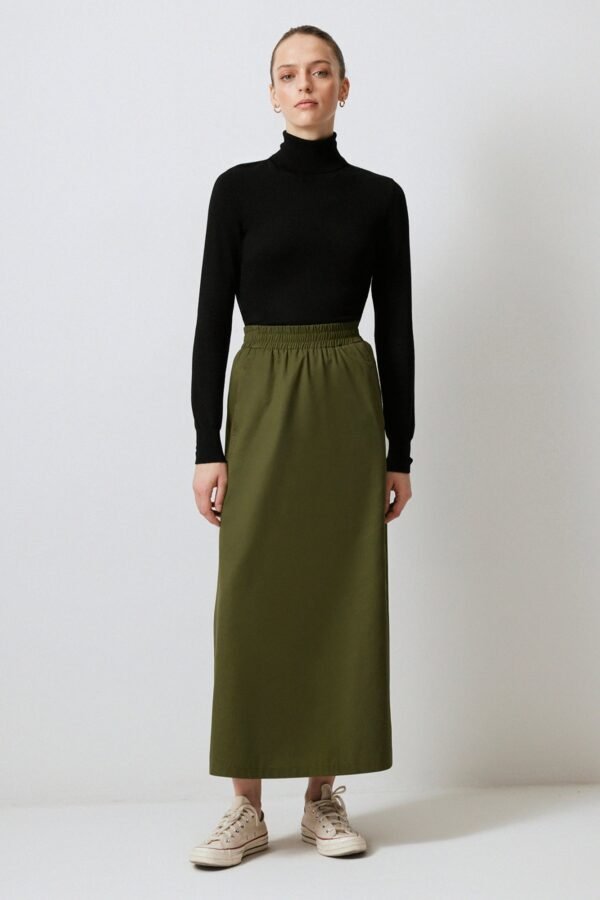 POCKET GABARDINE SKIRT - Image 2