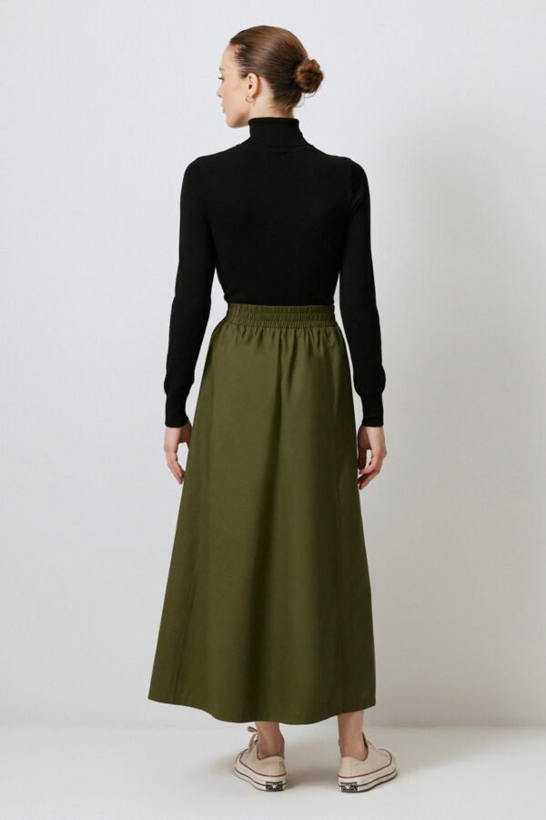 POCKET GABARDINE SKIRT - Image 6