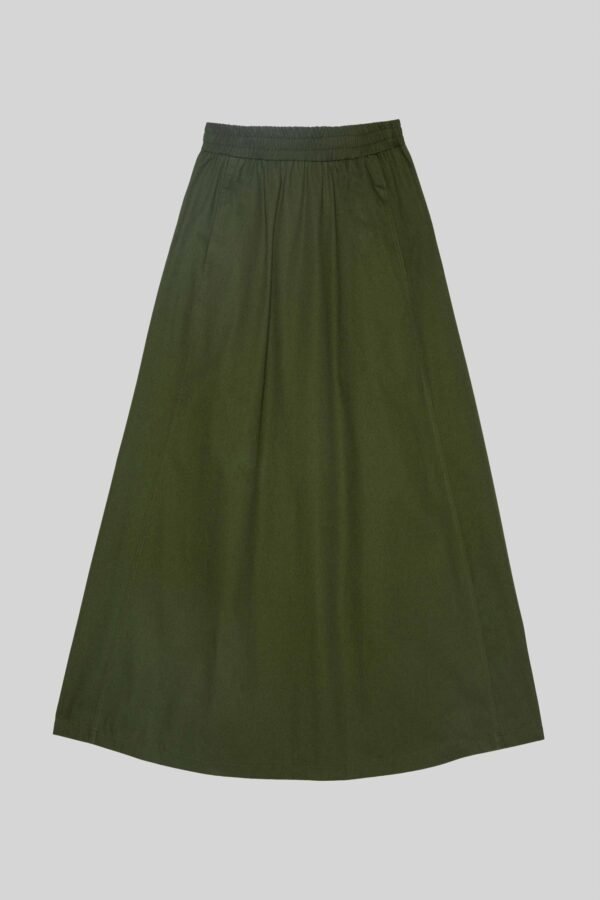 POCKET GABARDINE SKIRT
