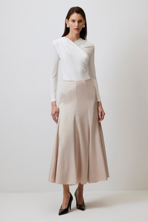 SATIN SKIRT