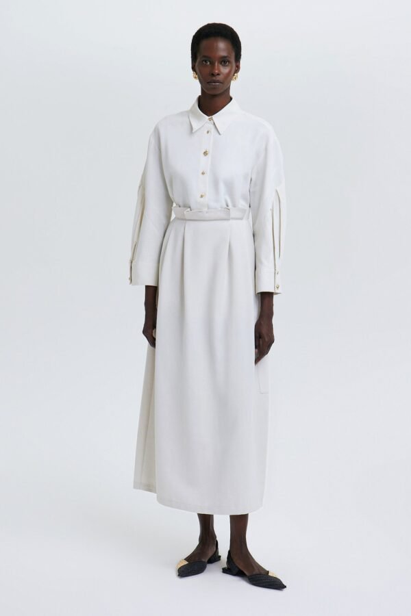 POCKET DETAILED LINEN SKIRT - Image 2