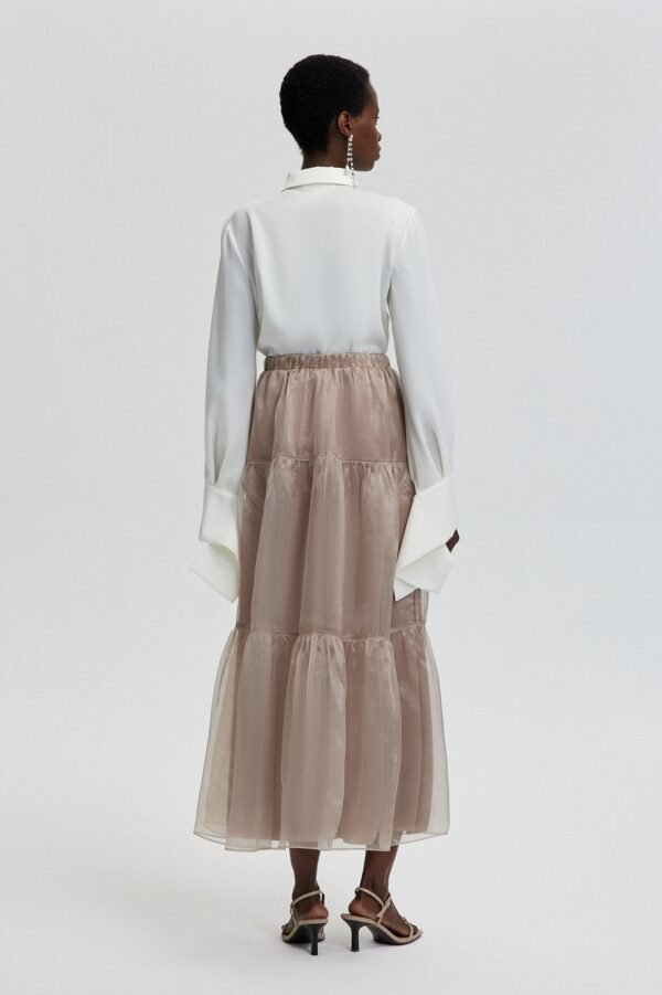 RUFFLED ORGANZA SKIRT - Image 5