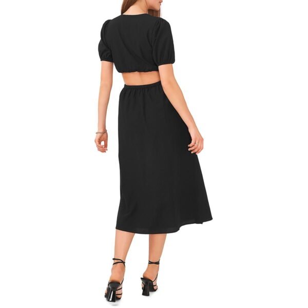 1.State Womens Puff Sleeve Long Midi Dress - Image 2