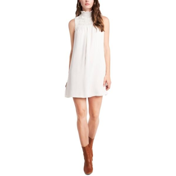 1.State Womens High Neck Short Mini Dress - Image 2