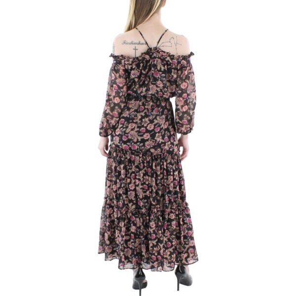 1.State Womens Floral Smocked Midi Dress - Image 2