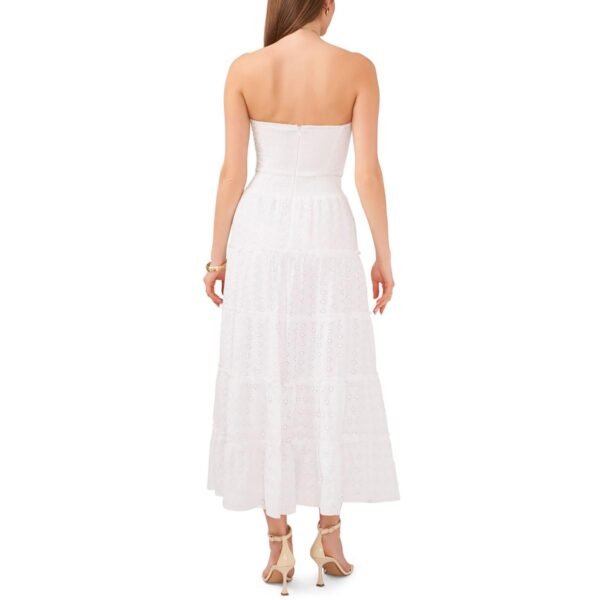 1.State Womens Cotton Eyelet Midi Dress - Image 2